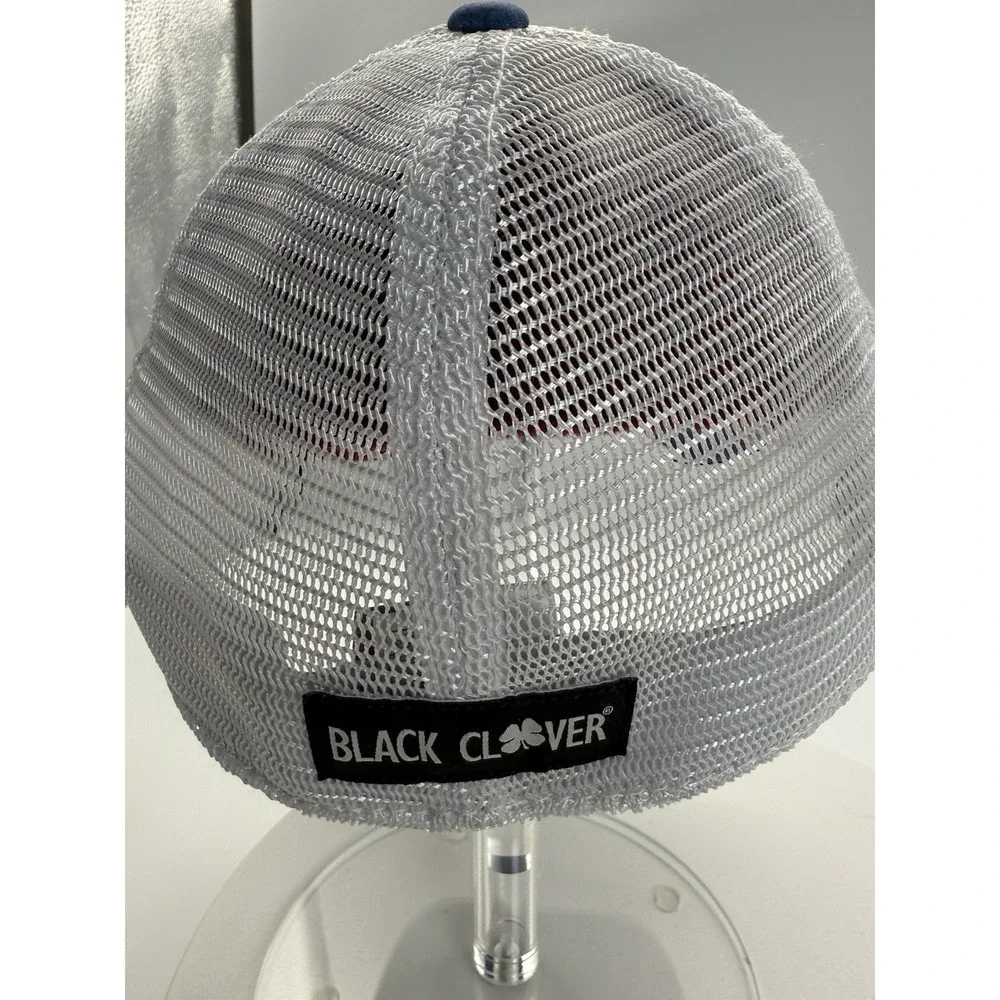 Blue Clover Trucker Cap‎ Top Golf White Snapback Live Lucky Hat